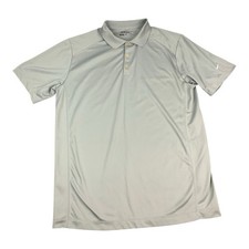 Nike Golf Dri-Fit Polo Shirt, Tour Performance, Gray, Men's Size Large