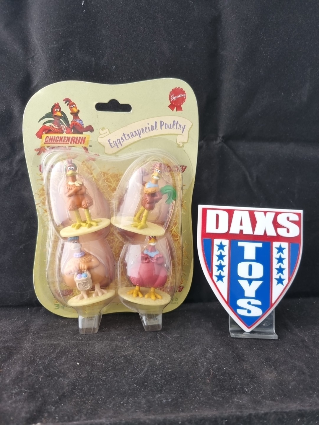 Vintage Chicken Run Eggstraspecial Poultry Figures By Vivid Imaginations 1999
