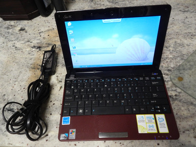 ASUS EEE 1005HAB Mini Notebook 2G Atom-N270 1.6 160HD Wifi Cam WinXP + CHGR BATT
