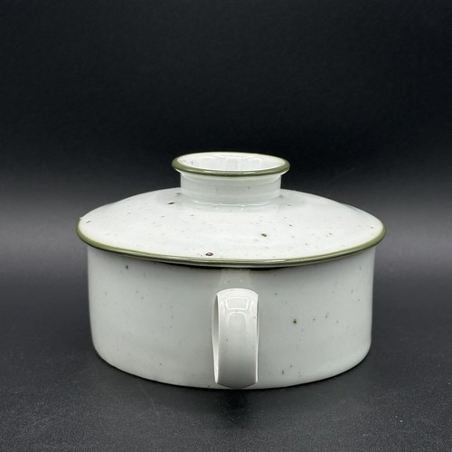 Dansk Brown Mist Sugar Bowl with Lid Niels Refsgaard Denmark 4.5 X 2 Inch - Picture 6 of 12