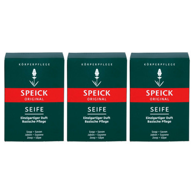 3 x Speick Original Seife orginal soap Basis Pflege Duft Seife Natur 100 g
