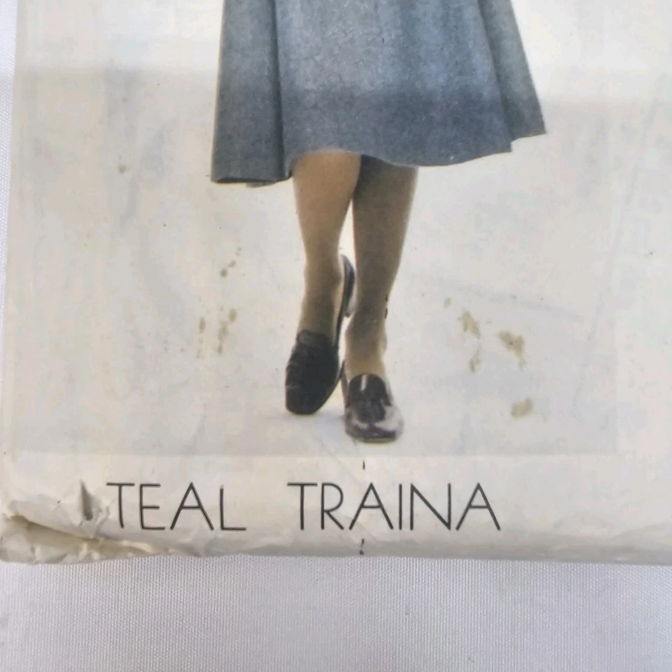 80's Vogue Designer Sewing Pattern 1832 Teal Traina Skirt Jacket Sz 14 - image 2 of 4