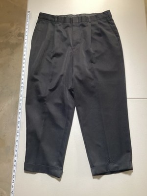 Perry Ellis Portfolio Men s Dress Pants   Black   Size 36x29   Polyester   Plea 