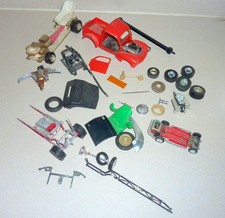 Vintage Model Car Parts Lot  Ideal Motorific SA-0231 Slot Car Chassis 1970