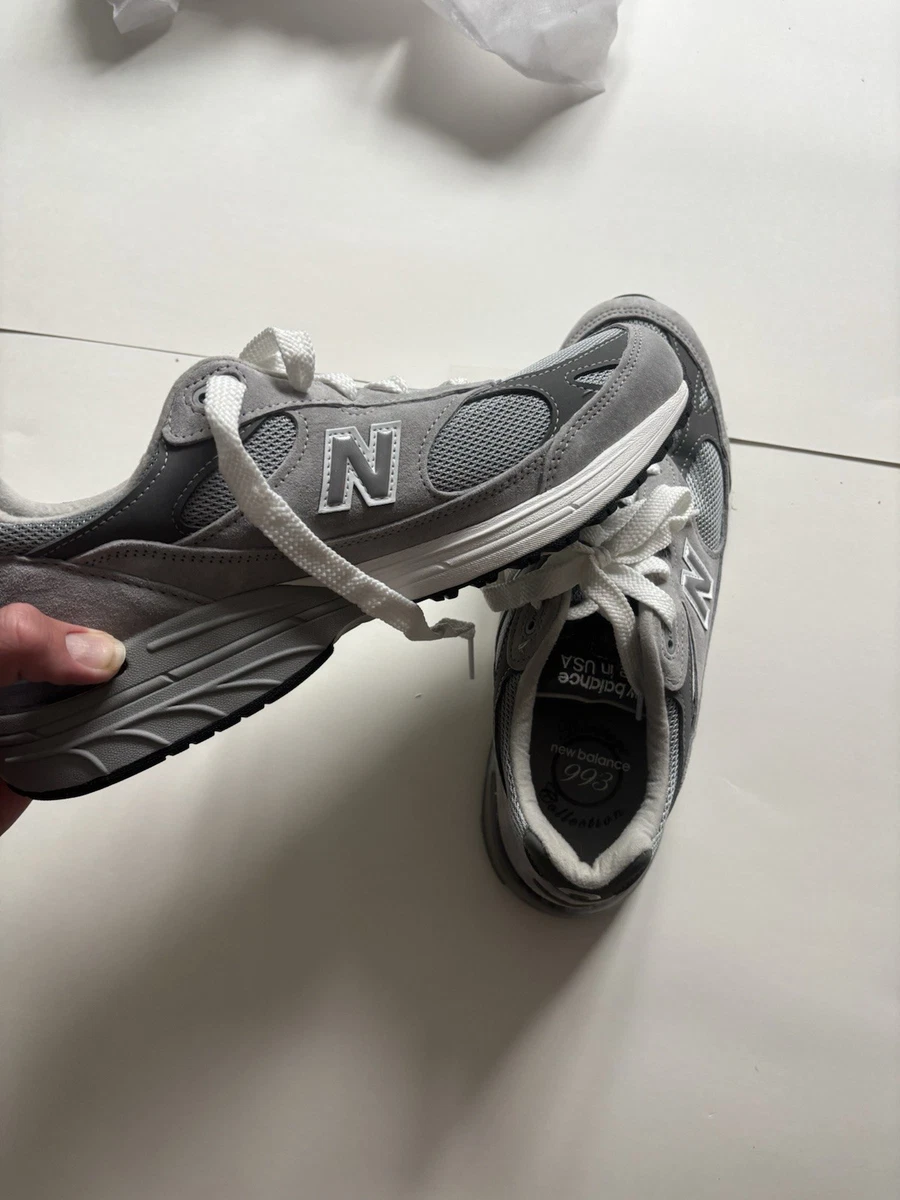Preços baixos em New Balance 993 Made in USA Narrow Grey White | eBay