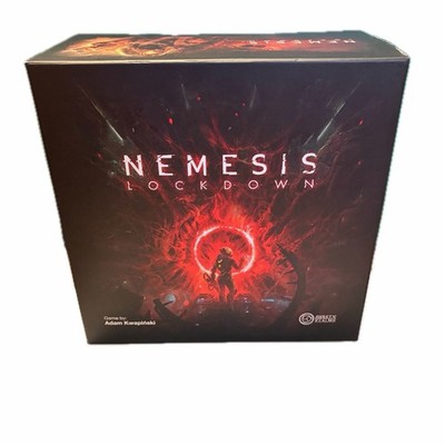 Awaken Realms Nemesis Lockdown Base Complete Game - DAMAGED BOX Unpunched Pieces