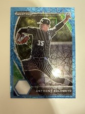 2021 Prizm Draft Picks #PDP37 Anthony Solometo Blue Velocity Prospect