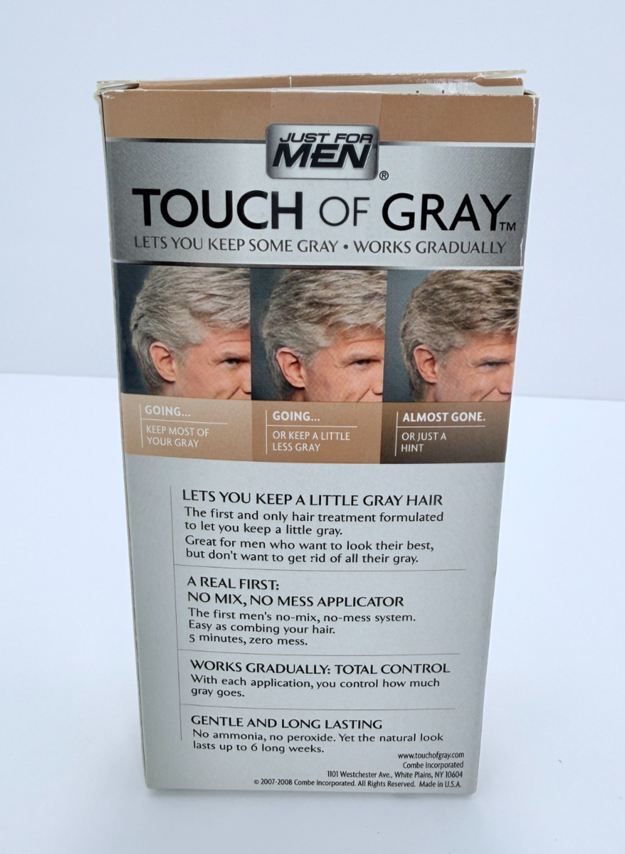 Just For MEN Touch of Gray Hair Treatment Color - Light Brown T-25