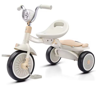  Kleinkind Dreirad Faltbar Kinder Pedal Trike Pedal 3 Räder Lauflernwagen