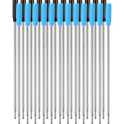 Kugelschreiberminen 24er Pack schwarz blau 1mm Schreibersatz 11,6cm
