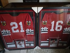 Stan Mikita & Bobby Hull Signed Jerseys - Mitchell & Ness. Chicago Blackhawks