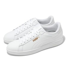 Puma Smash 3.0 L White Gold Men Unisex Lifestyle Casual Shoes 390987-01