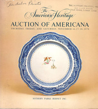 AMERICANA Sotheby's NY 11/16-18/1978