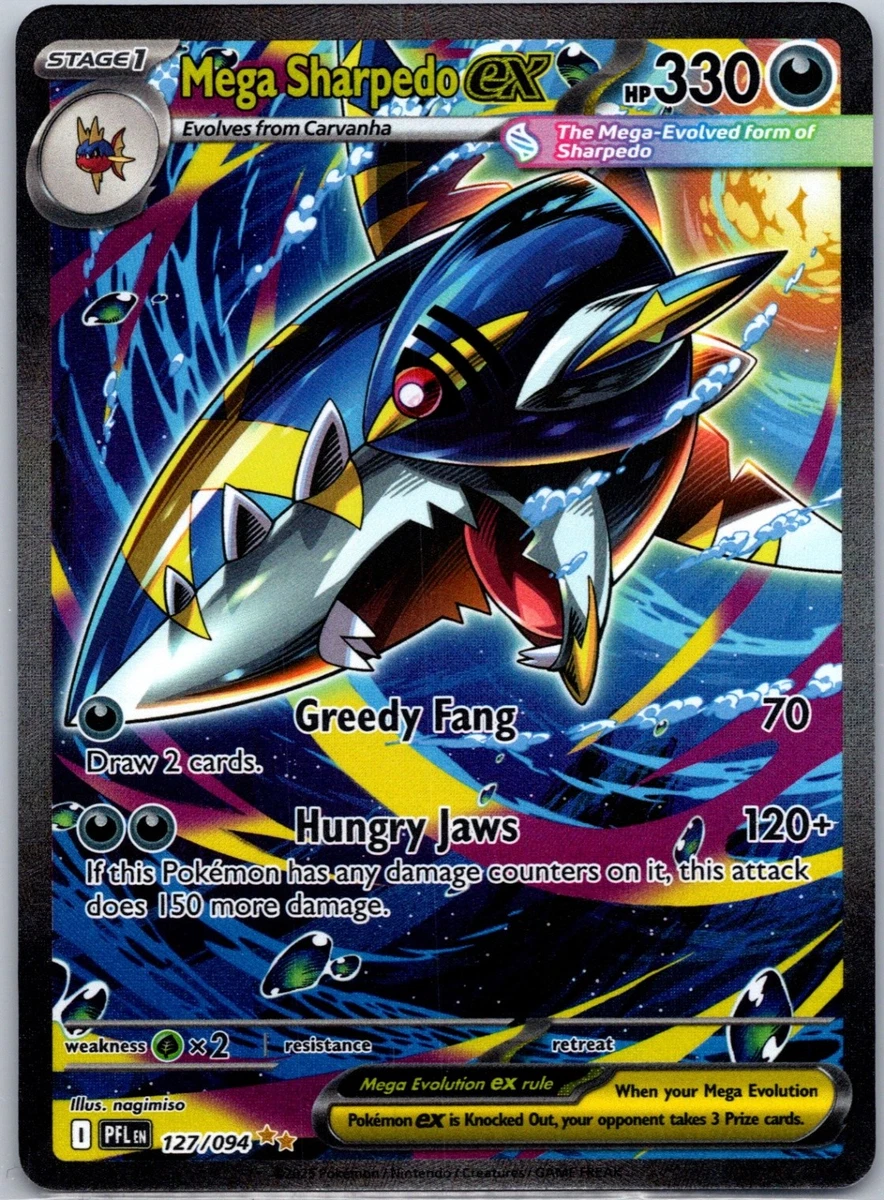 Sharpedo ex Pokémon TCG Cards for sale | eBay