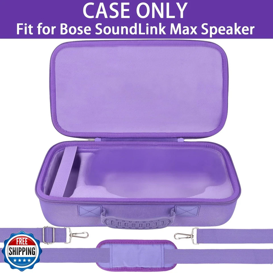 for Bose SoundLink Max Portable Speaker Hard Protective Case, Portable Travel - Image 2 of 4