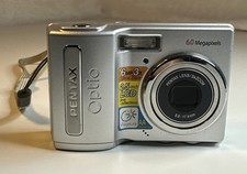 Pentax Optio M10 6.0MP Compact Digital Camera Works 