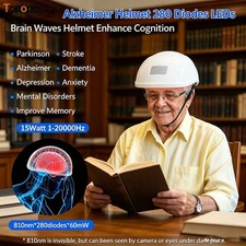 Near Infrared Brain Helmet 280 LED 810nm Adjustable for Stroke Anxiety Treatment