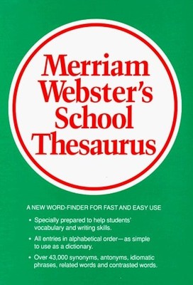 Webster's School Thesaurus by Merriam-Webster, Good Book