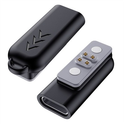 Ladekabel Typ-C-Adapter für Mojawa Run Plus Terra Kopfhörer Schwarz