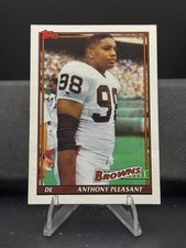 1991 Topps - Anthony Pleasant, #597 - Cleveland Browns