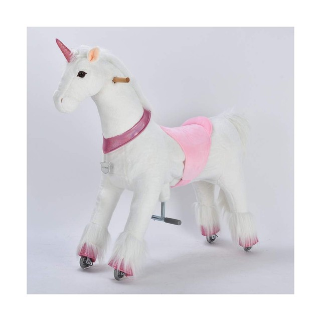 Kids Large Mechanical Rocking Horse Rocker Toy Girls Ride on Bounce up