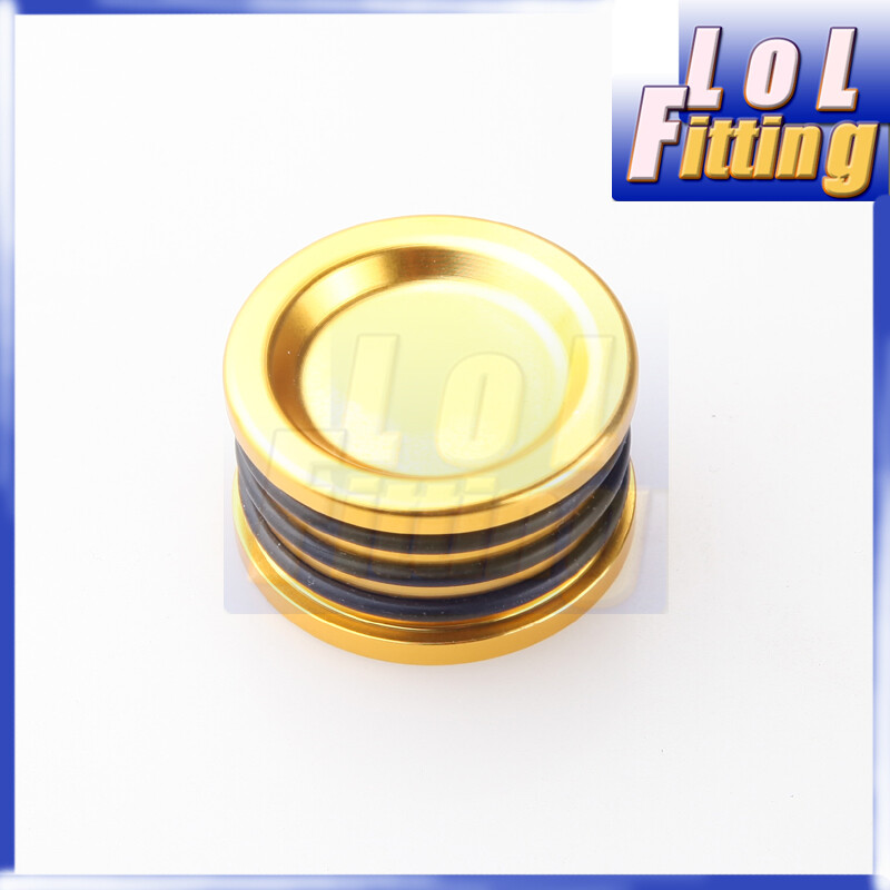 GOLDEN ANODIZED ALUMINUM RACING CAM/CAMSHAFT SEAL FOR HONDA B16 B18 B20