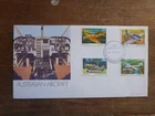 AUSTRALIA 1980 AUSSIE AIRCRAFT SET 4 STAMPS FDI COFFS HARBOUR FIRST DAY COVER