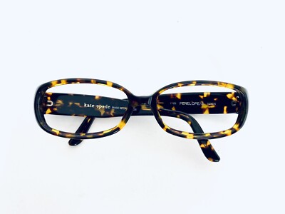 Kate Spade Penelope/S Tortoise Blue Oval Sunglasses Frames Only Vtg Y2K Italy Kate Spade Penelope/S Tortoise Blue Oval Sunglasses Frames Only main image 3