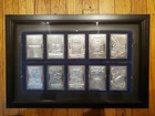 1992 COMPLETE 10 STAR TREK SILVER CINEMA ART .999 FINE SILVER BAR INGOT SET