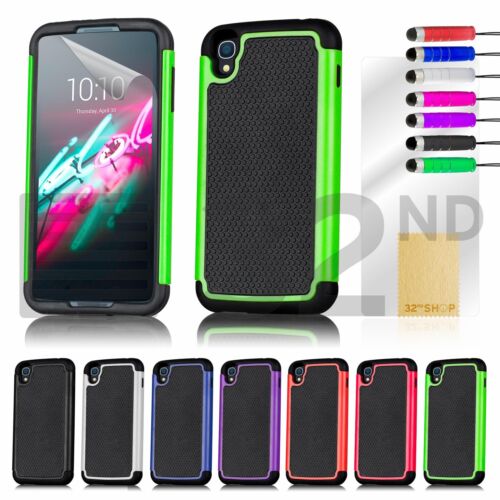 32nd Shockproof Case Cover For Alcatel Idol 3 Phones + Screen Protector & Stylus - Picture 1 of 34