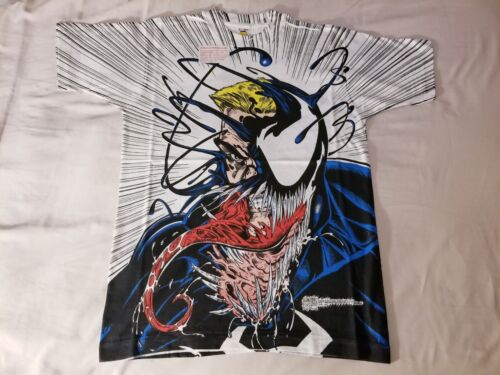 Vintage Marvel Comic Images 1993 Eddie Brock/Venom Sz L Megaprint t-shirt