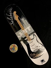 RARE SIGNED Bastien Salabanzi Fender Guitar Jart Skateboard Deck AUTOGRAPHED