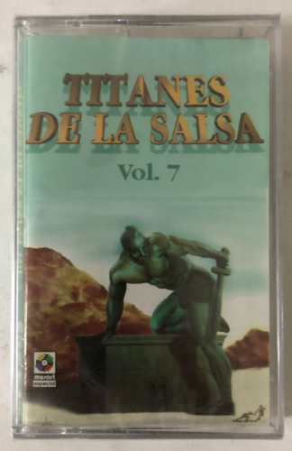 TITANES DE LA SALSA VOL. 7, FEAT, LA CELESTIAL, MEX. TAPE ALBUM,STILL SEALED - Zdjęcie 1 z 2