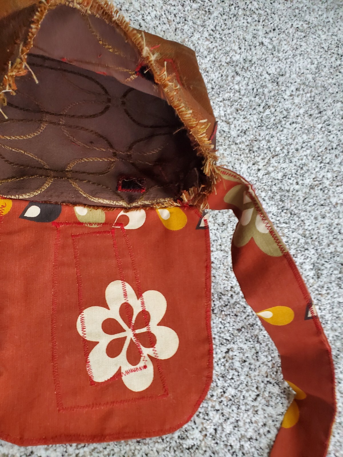 Crossbody Shoulder  Purse Boho Patchwork Artisan … - image 5