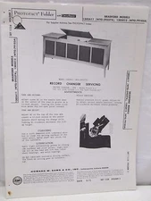 Howard W Sams Photofact Folder Radio Parts Manual Bradford 1305A11 (WTG-59337A)