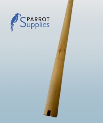 Ersatz Papageienkäfig Holzdübel Sitzstange 58 cm lang x 2,5 cm Durchmesser