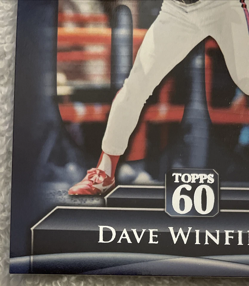 2011 Topps 60 #T60-77 ⚾️ HOF Dave Winfield ⚾️ California Angels - Image 4 of 4