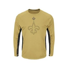  NEW NFL MEN'S MAJESTIC FANFARE VII PEFORMANCE LONG SLEEVE SHIRT PICK YOUR TEAM