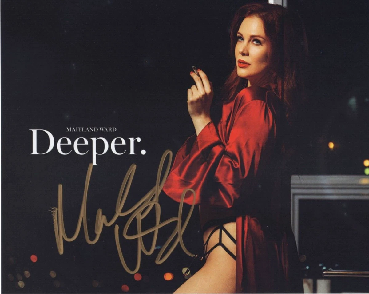 MAITLAND WARD Rare 2023 Signed 8x10 VIXEN Deeper Promo Photo! Autograph  AVN | eBay