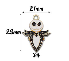 new 40Pcs Halloween Charm bracelet necklace Pendants DIY Jewelry Making