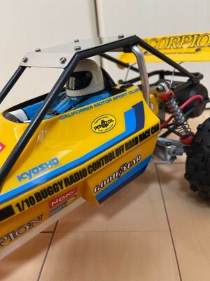 Kyosho 1/10 RC BUGGY 2WD SCORPION -KIT- #30613B Used F/S From