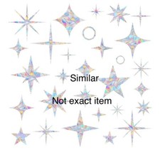 27 Pcs Star Moon Window Clings - Anti-Collision Window Decals to Save Birds