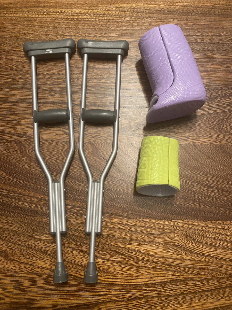 American 2024 girl crutches