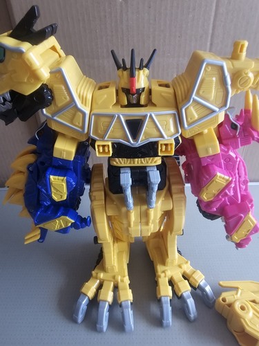 Power Rangers Dx Dino Charge Yellow T Rex Megazord - Picture 2 of 5