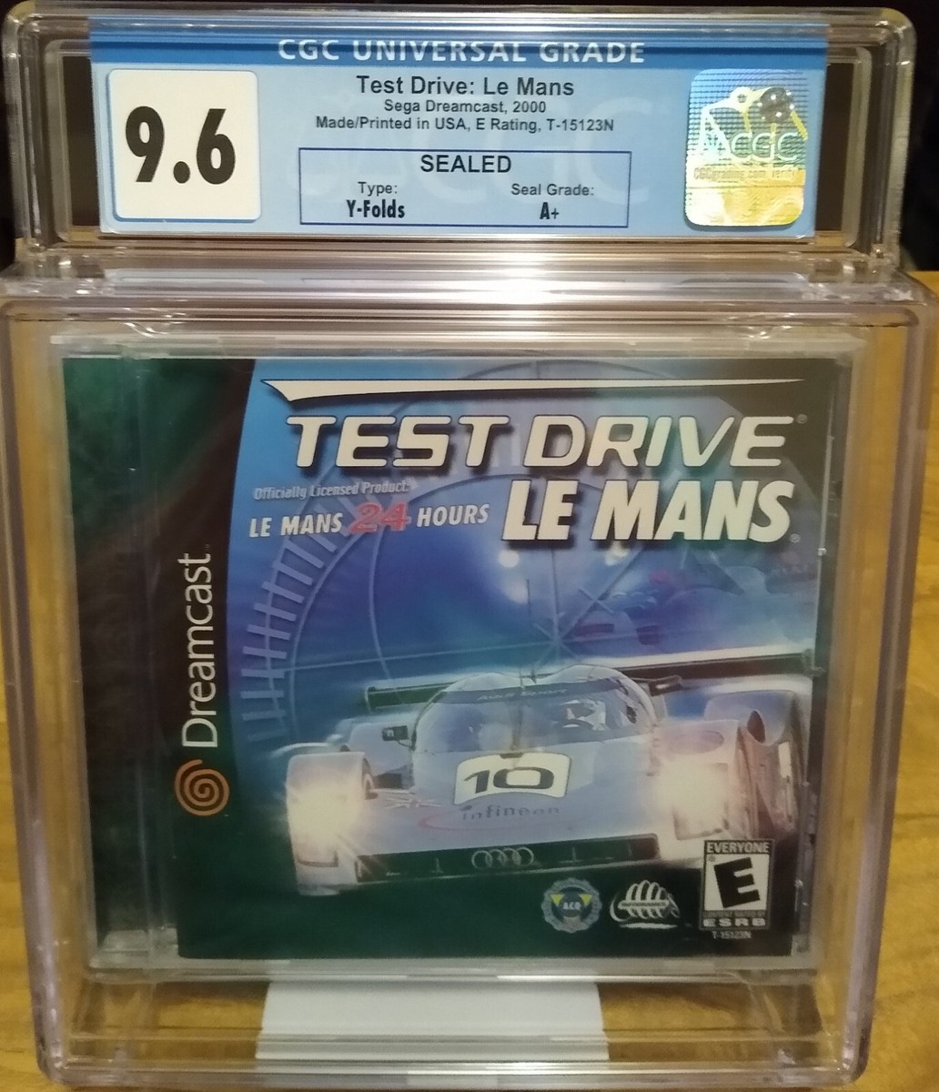 Test Drive Le Mans (Sega Dreamcast, 2000) New CGC 9.6 A+ Top Pop