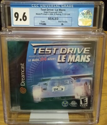 Test Drive Le Mans (Sega Dreamcast, 2000) New CGC 9.6 A+ Top Pop