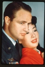 Sayanara 1957 Marlon Brando Miiko Taka Vintage Photo Agency 35mm Transparency 