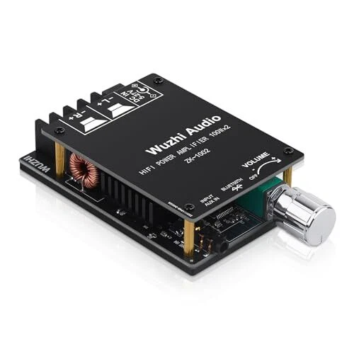 Fosi Audio BT10A Bluetooth 5.0 Stereo Audio Amplifier Receiver 2 Channel Class 