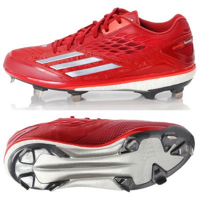 adidas baseball cleats red