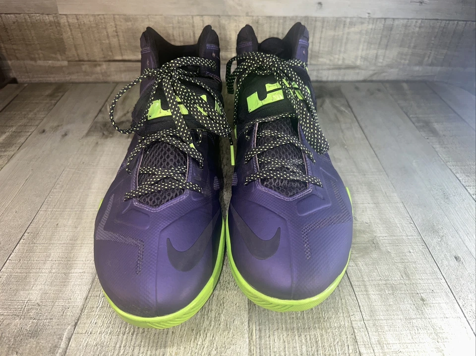 Nike Lebron Zoom Soldier 7 VII Promo Muestra Talla 14 Joker Púrpura Lima Foto 2 de 4